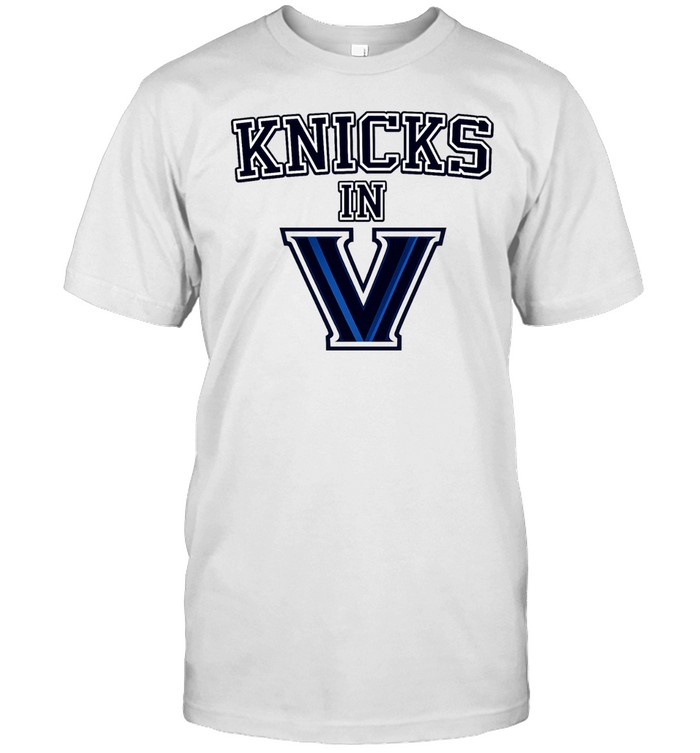 Knicks In V Villanova New York Knicks Basketball 2026 parody logo Unisex T-Shirt