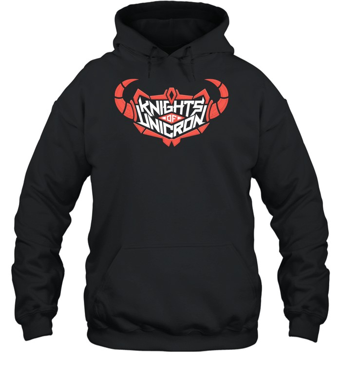 Knights Of Unicron Red Horned Logo Hoodie