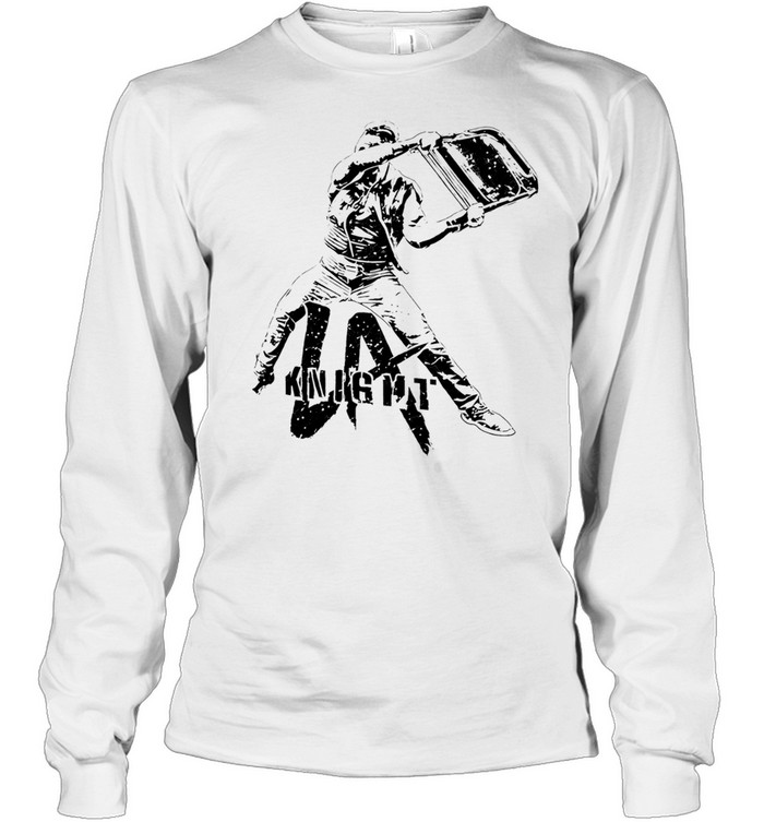 LA Knight Folding Chair Silhouette graphic Long Sleeve Tee