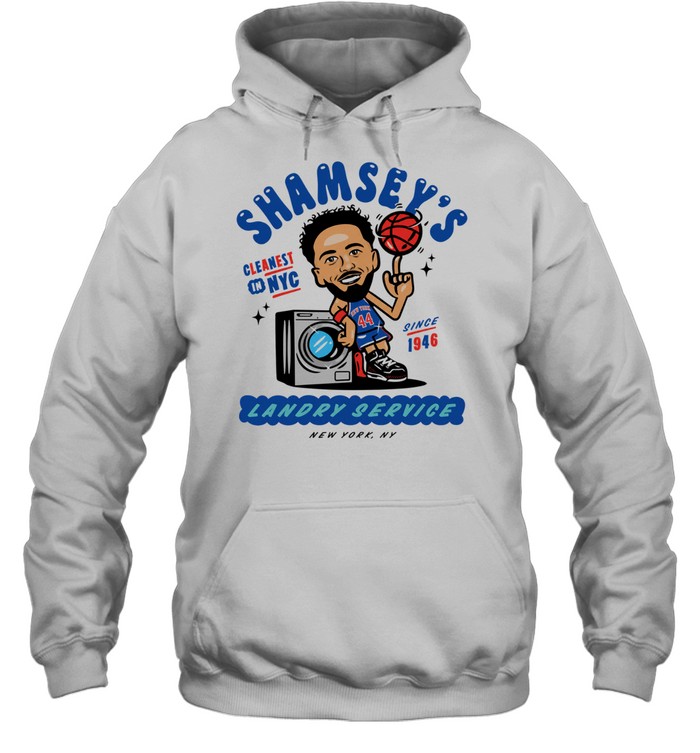 Landry Shamet New York Knicks Shamsey’s Cleanest in NYC Landry Service since 1946 Hoodie