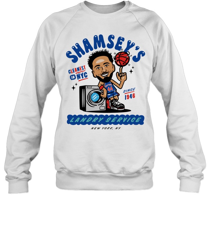 Landry Shamet New York Knicks Shamsey’s Cleanest in NYC Landry Service since 1946 Sweatshirt