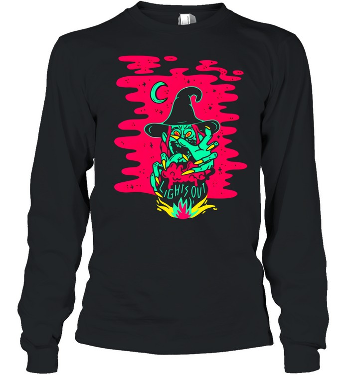 Lights Out Podcast Halloween Long Sleeve Tee