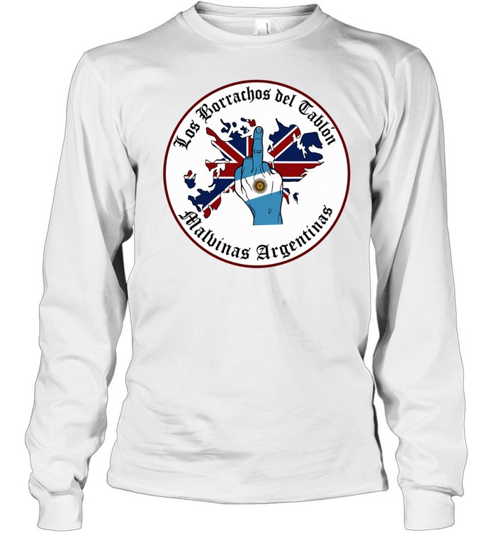 Los Borrachos del Tablón Malvinas Argentinas Long Sleeve Tee