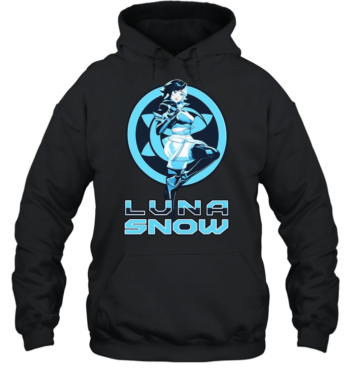 Luna Snow Logo Character Pose Luna Snow Hoodie