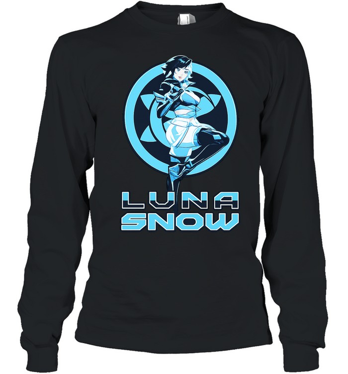 Luna Snow Logo Character Pose Luna Snow Long Sleeve Tee