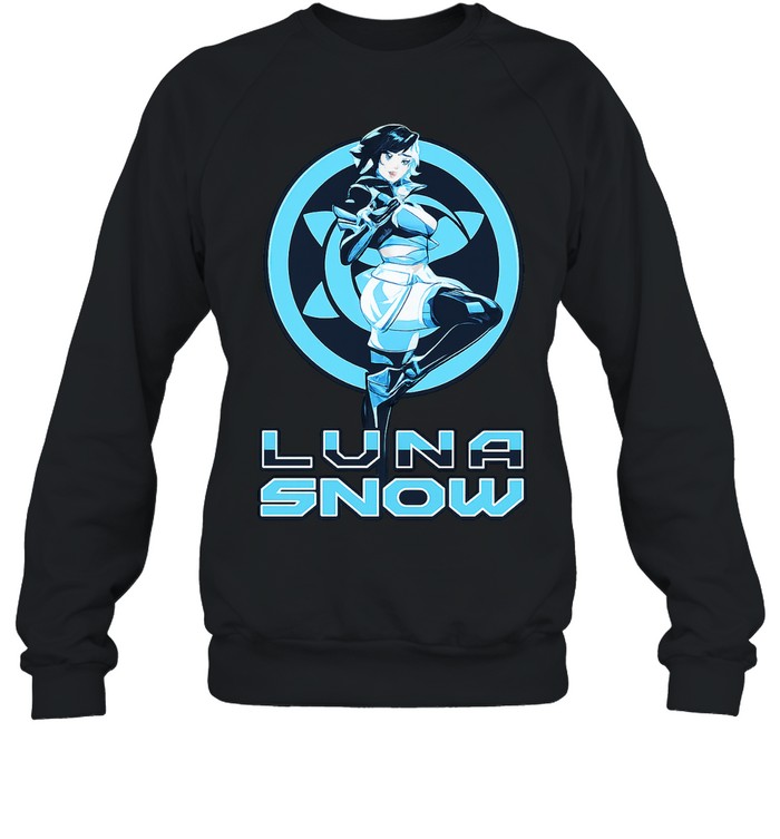 Luna Snow Logo Character Pose Luna Snow Sweatshirt
