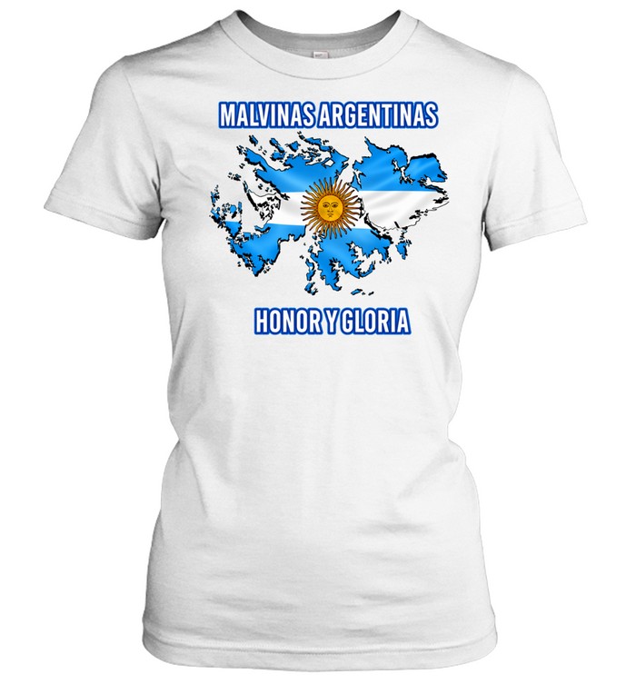 Malvinas Islands Honor Y Gloria Women T-Shirt