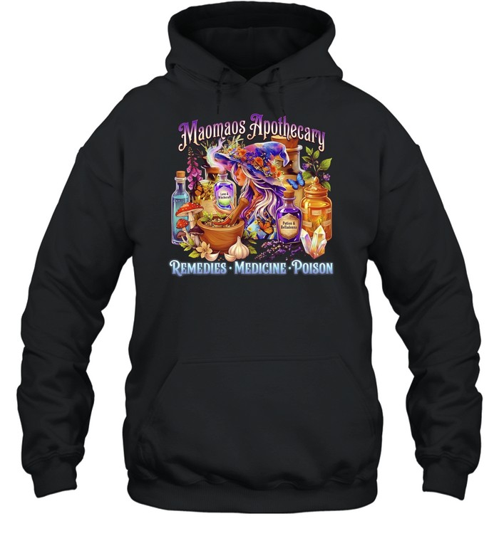 Maomãos Apothecary Remedies Medicine Poison Witchcraft Herbal Wizardry Hoodie