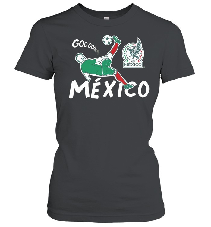 Mexico Soccer Gooool Gooooal Bicycle Kick Sport Fan Mexican National Team Women T-Shirt