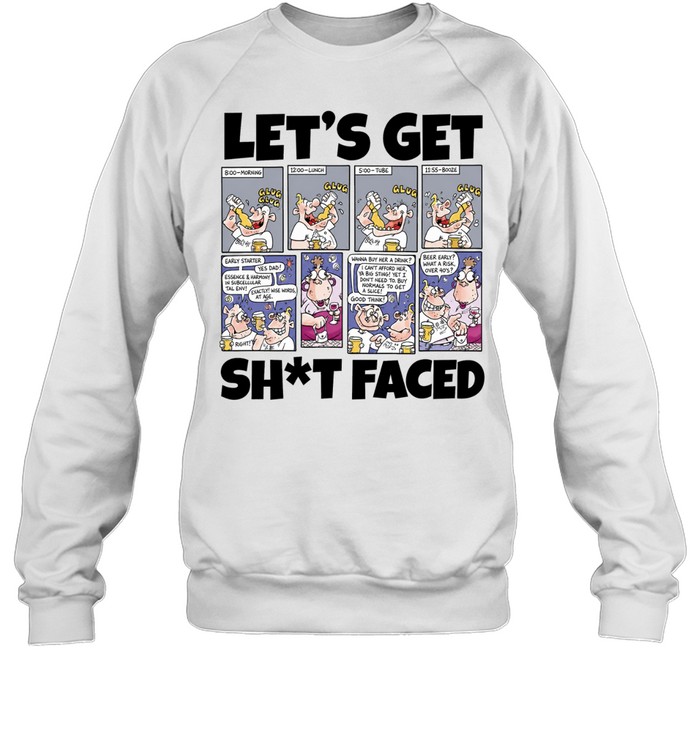 Military drinking let’s get shit faced Sweatshirt