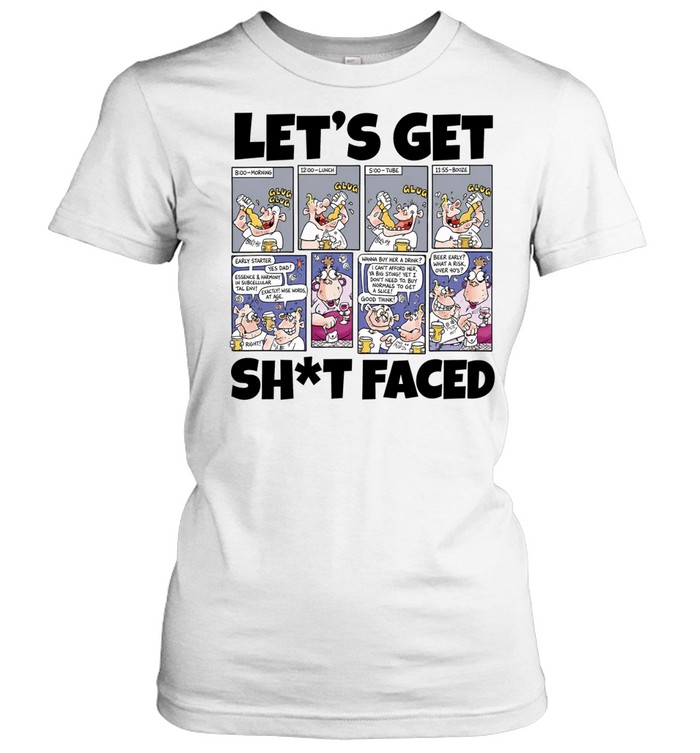 Military drinking let’s get shit faced Women T-Shirt