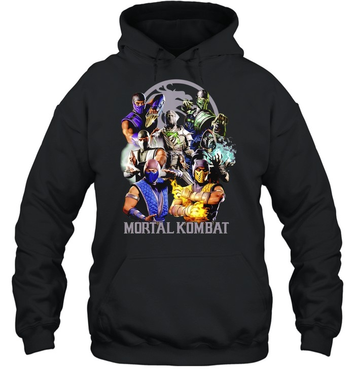 Mortal Kombat Characters Group Scorpion Hoodie