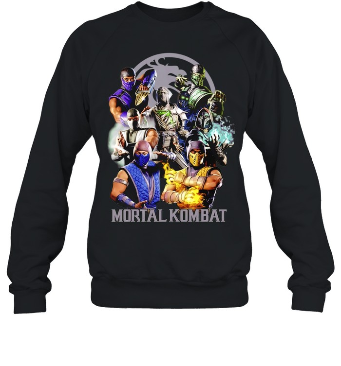 Mortal Kombat Characters Group Scorpion Sweatshirt