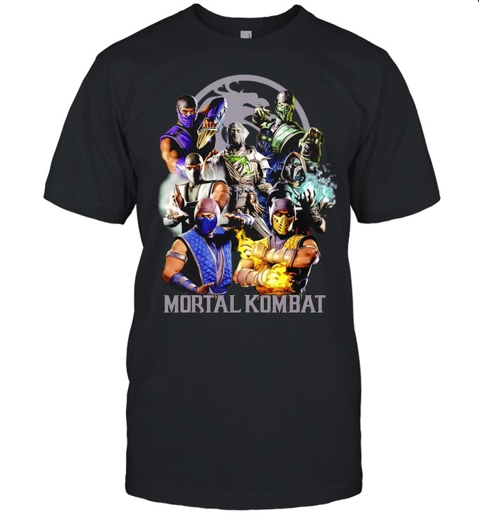 Mortal Kombat Characters Group Scorpion Unisex T-Shirt