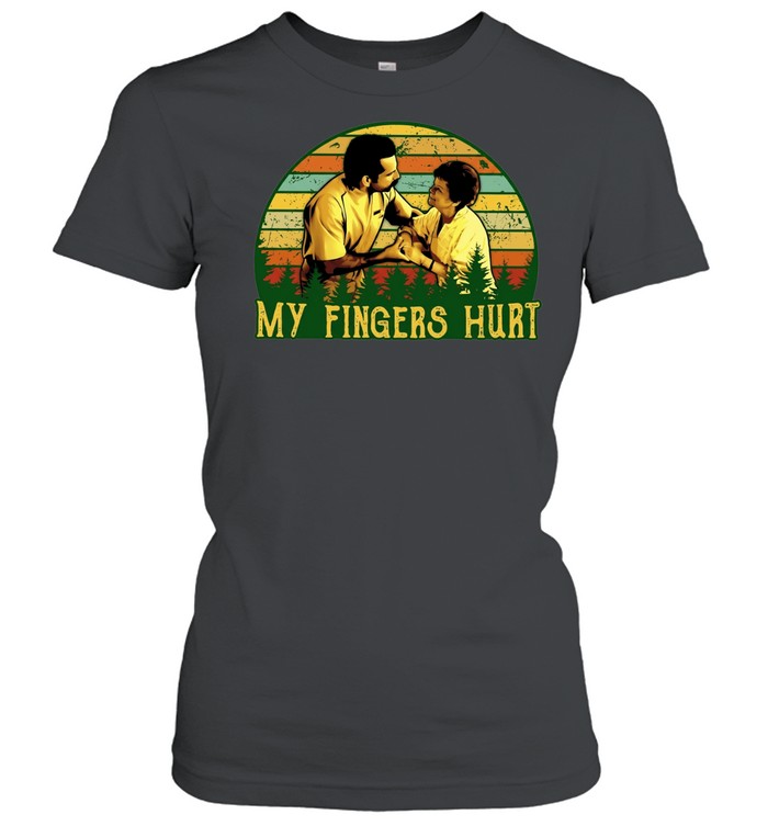 My Fingers Hurt Happy Gilmore Adam Sandler Women T-Shirt