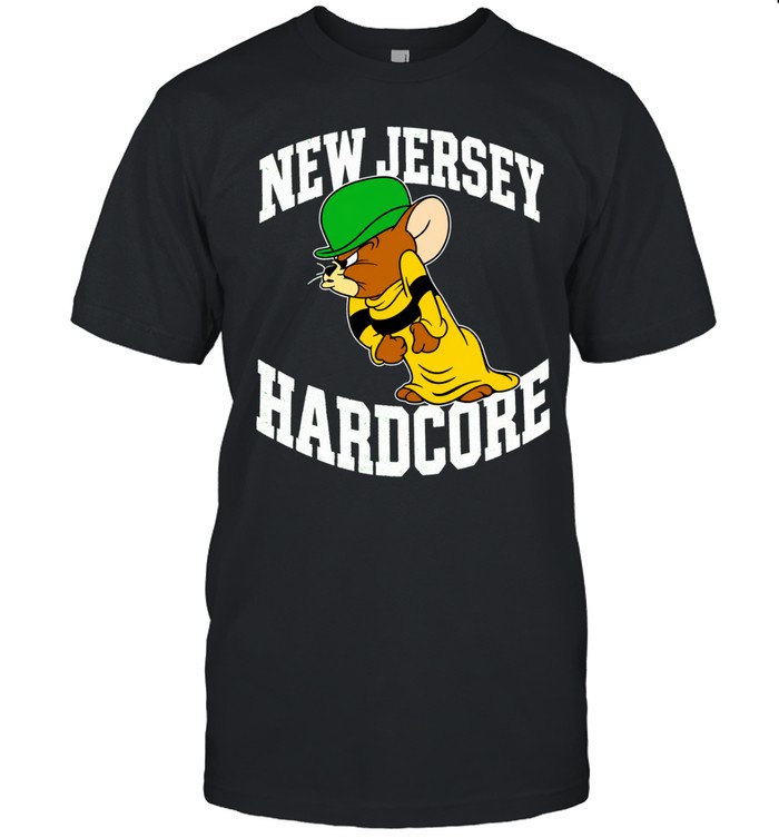 New Jersey Hardcore Jerry Mouse Wearing Green Cap Unisex T-Shirt
