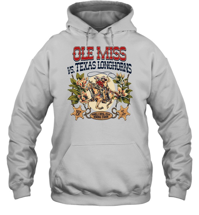 Ole Miss vs Texas Longhorns Darrell K Royal-Texas Memorial Stadium 2026 Hoodie