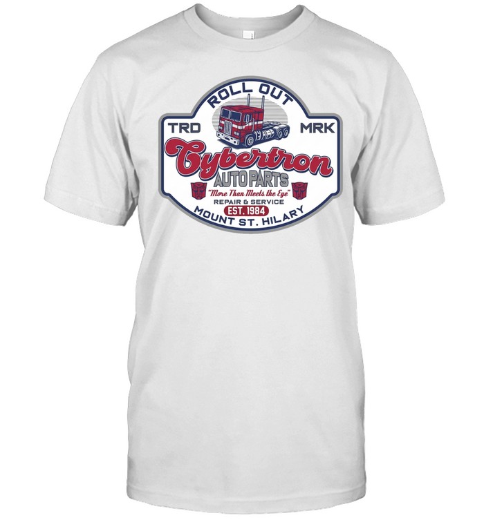 Optimus Prime Transformers Cybertron Auto Parts Roll Out Mount St Hilary Unisex T-Shirt