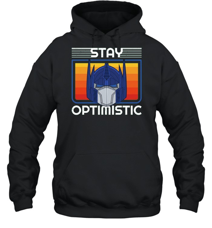 Optimus Prime Transformers Stay Optimistic Hoodie