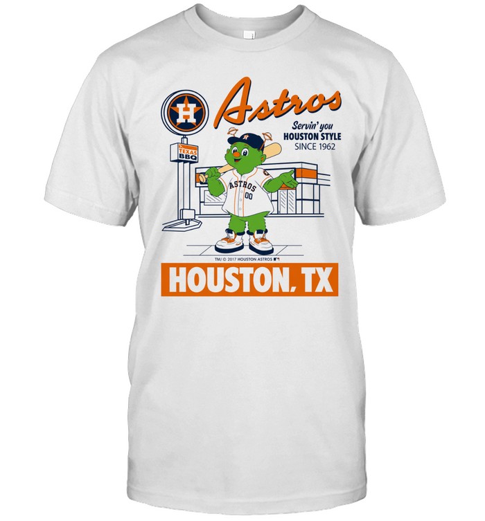 Orbit Houston Astros Servin you Houston Style since 1962 Houston TX Unisex T-Shirt
