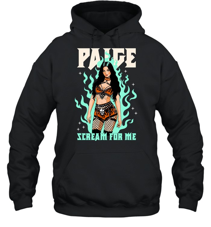 Paige Scream for Me Wrestling Saraya Hoodie
