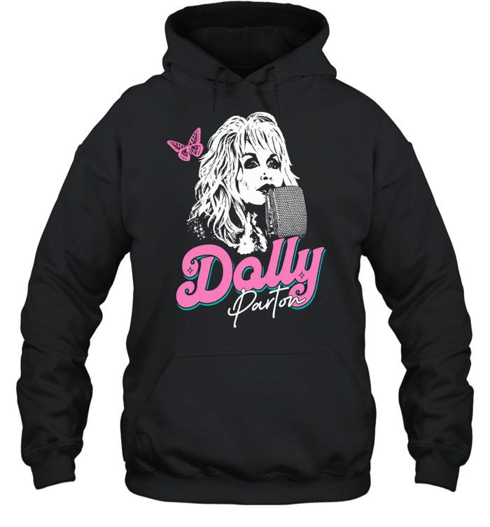 Parton Vintage Butterfly Portrait Hoodie