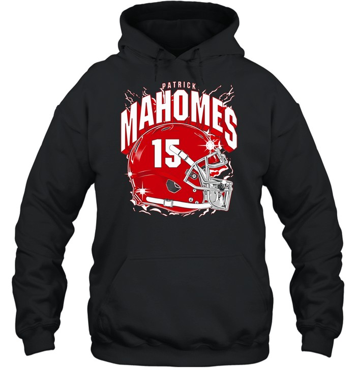 Patrick Mahomes Kansas City Chiefs helmet Hoodie