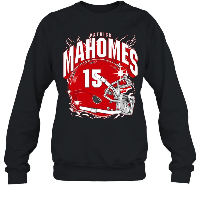 Patrick Mahomes Kansas City Chiefs helmet Sweatshirt