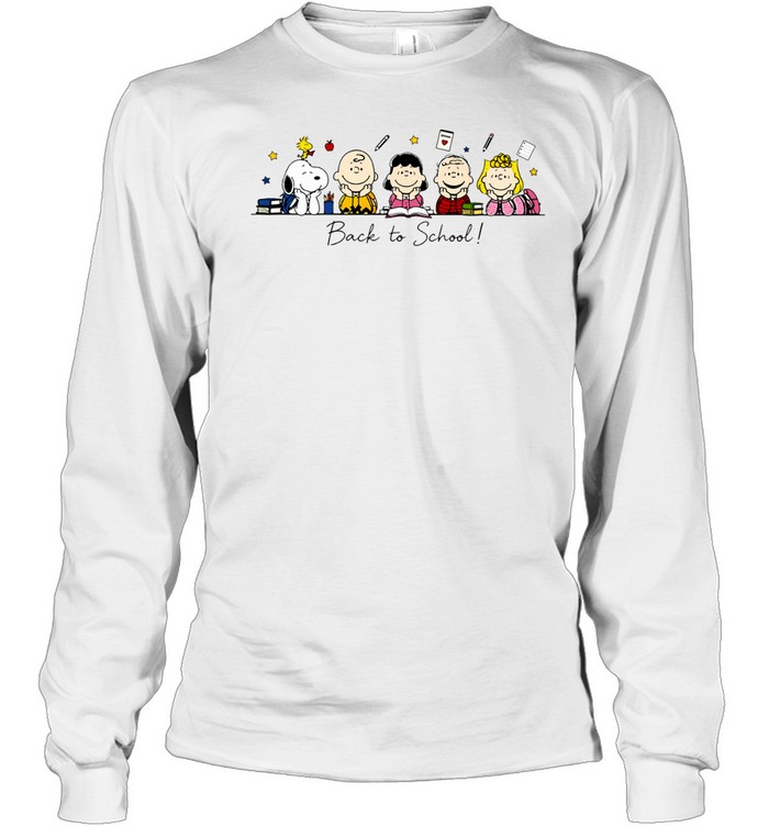 Peanuts Back To School Snoopy And Friends Long Sleeve Tee