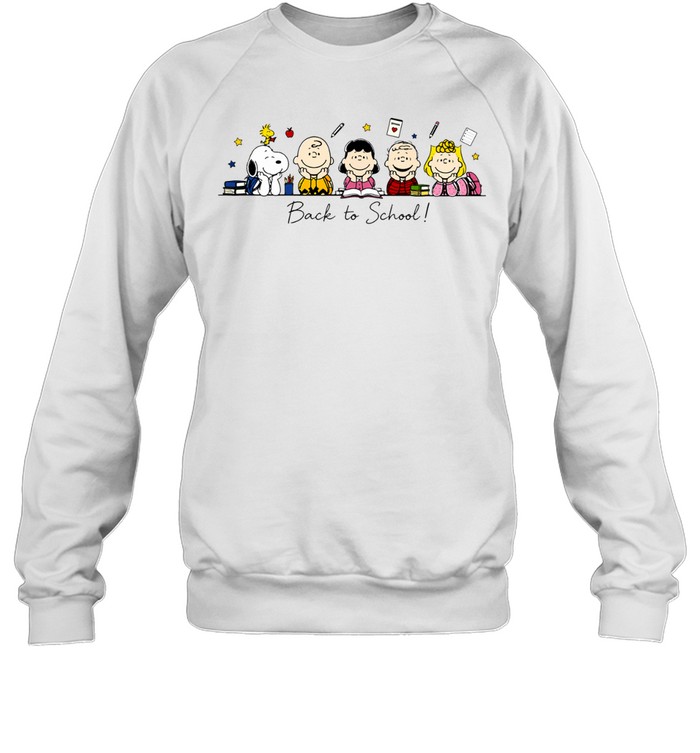 Peanuts Back To School Snoopy And Friends Sweatshirt