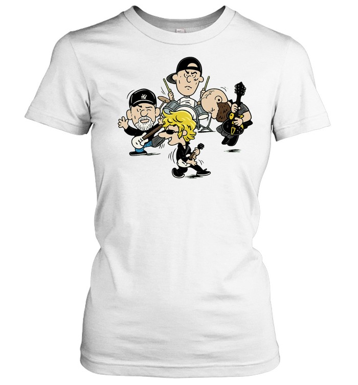 Peanuts Parody Band Charlie Brown Women T-Shirt