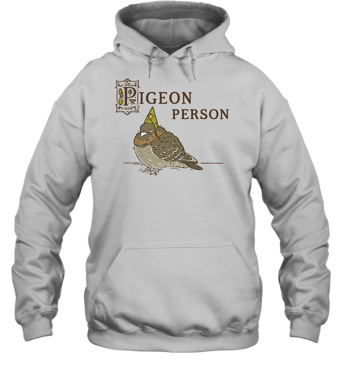 Pigeon Person Wizard Bird Hoodie
