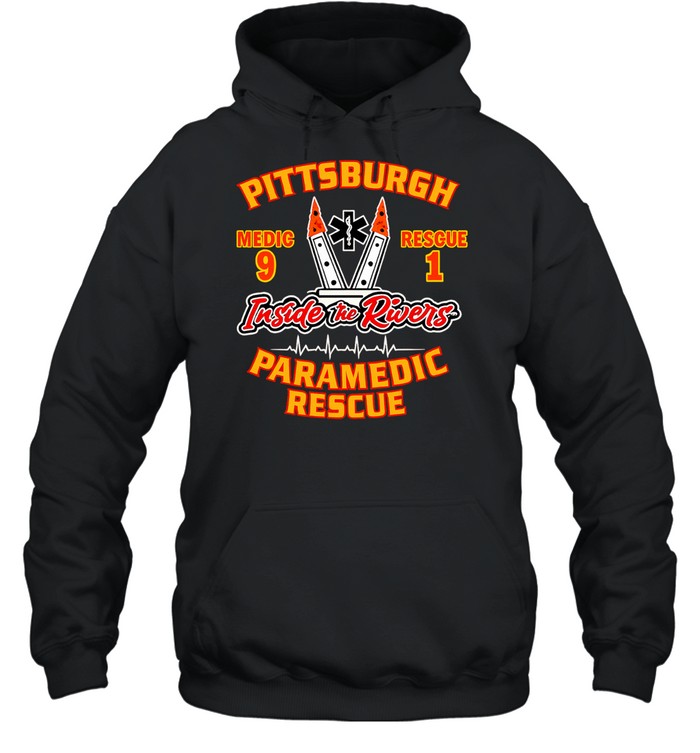 Pittsburgh Medic 9 Rescue 1 Inside the Rivers Paramedic Rescue Hoodie