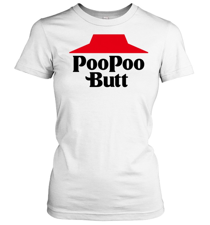 Poopoo Butt Pizza Hut parody Halloween Women T-Shirt