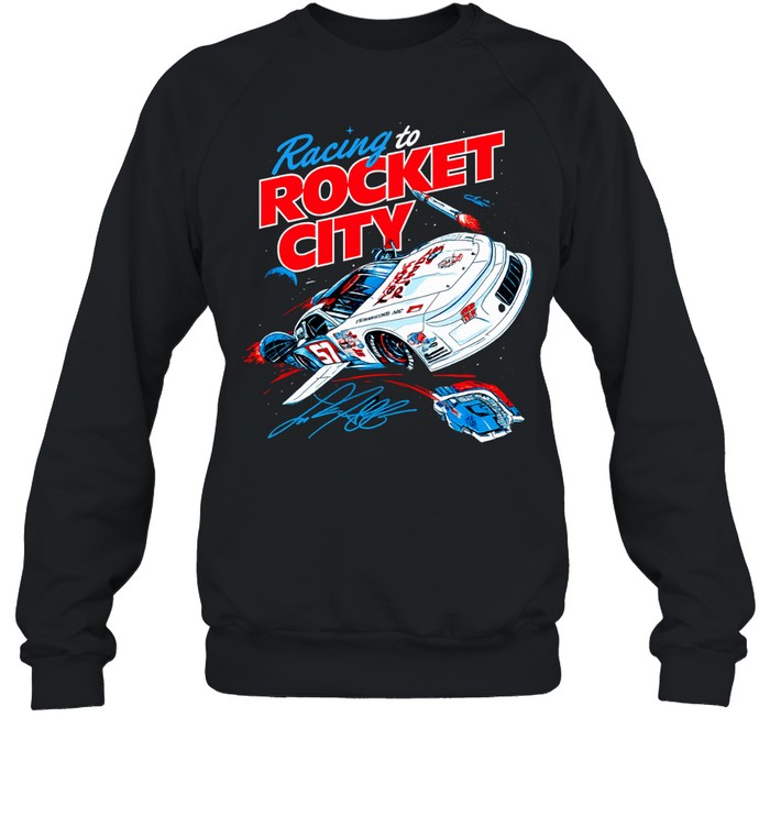 Racing to Rocket City 57 Claremont NC NASCAR Stock Car Speedway Motorsport Sweatshirt