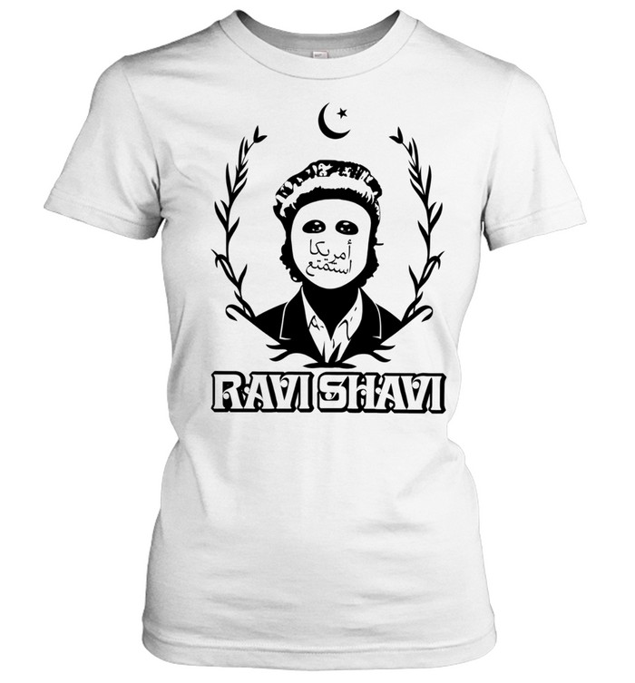 Ravi Shavi America Enjoy Bootleg Arabic Women T-Shirt