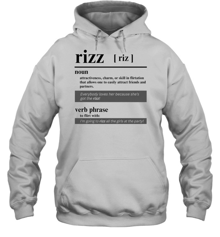 Rizz Definition Slang Dictionary Meaning Hoodie