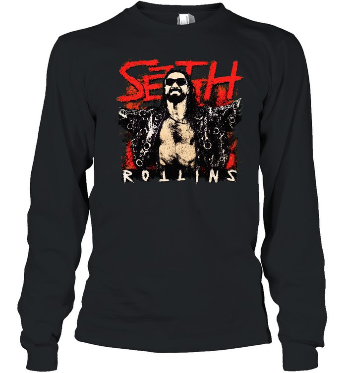 Seth Rollins Bootleg Style Wrestling Long Sleeve Tee