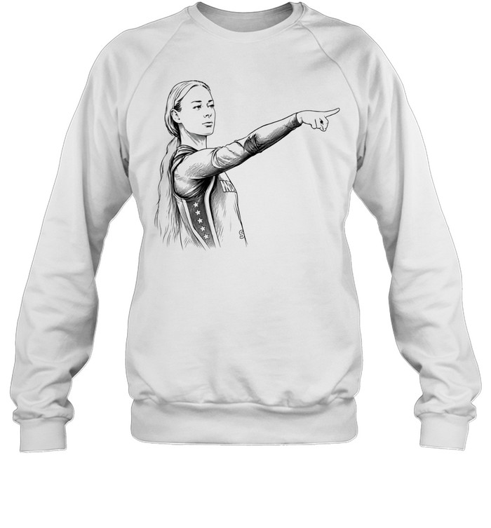 Sophie Cunningham Indiana Fever WNBA Pointing sketch Sweatshirt