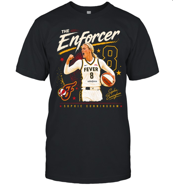 Sophie Cunningham Indiana Fever WNBA The Enforcer 8 Sophie Cunningham Unisex T-Shirt