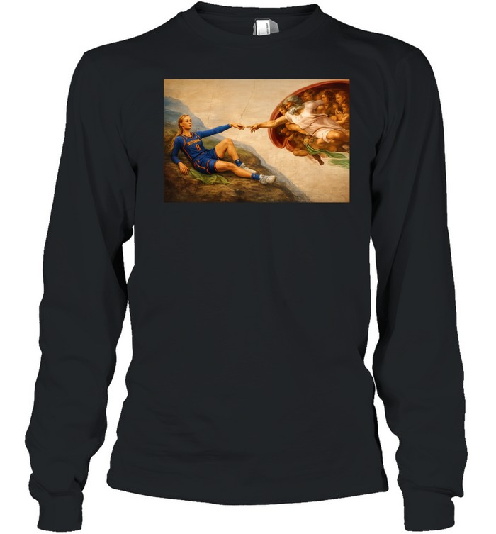Sophie Cunningham point The Creation of Adam Indiana Fever Basketball 2026 Long Sleeve Tee