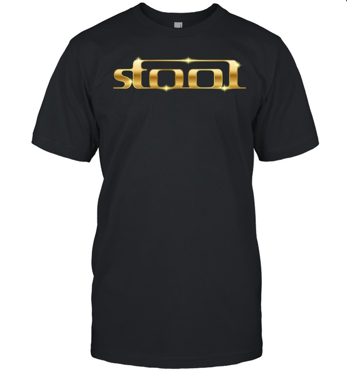 Stool gold logo typography minimalist Unisex T-Shirt