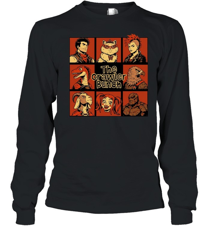 The Crawler Bunch characters squad Long Sleeve Tee