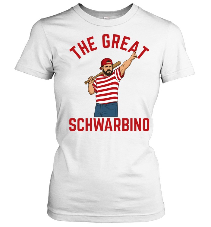 The Great Schwarbino baseball caricature Women T-Shirt