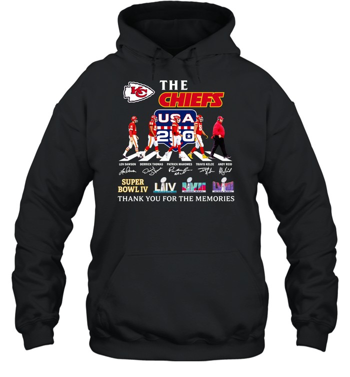 The Kansas City Chiefs Legends Thank You for the Memories Signature Hoodie
