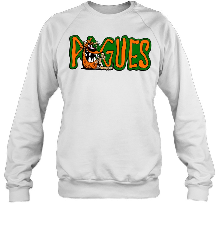 The Pogues Cartoon Character Logo Shane MacGowan Sweatshirt