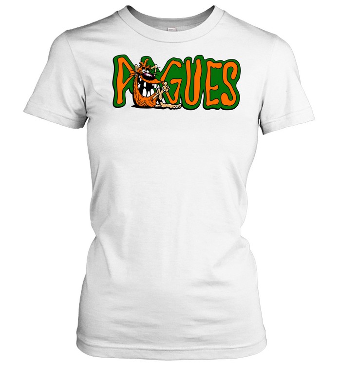 The Pogues Cartoon Character Logo Shane MacGowan Women T-Shirt