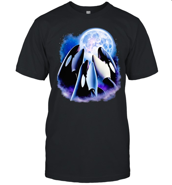 Three whales moon parody Unisex T-Shirt