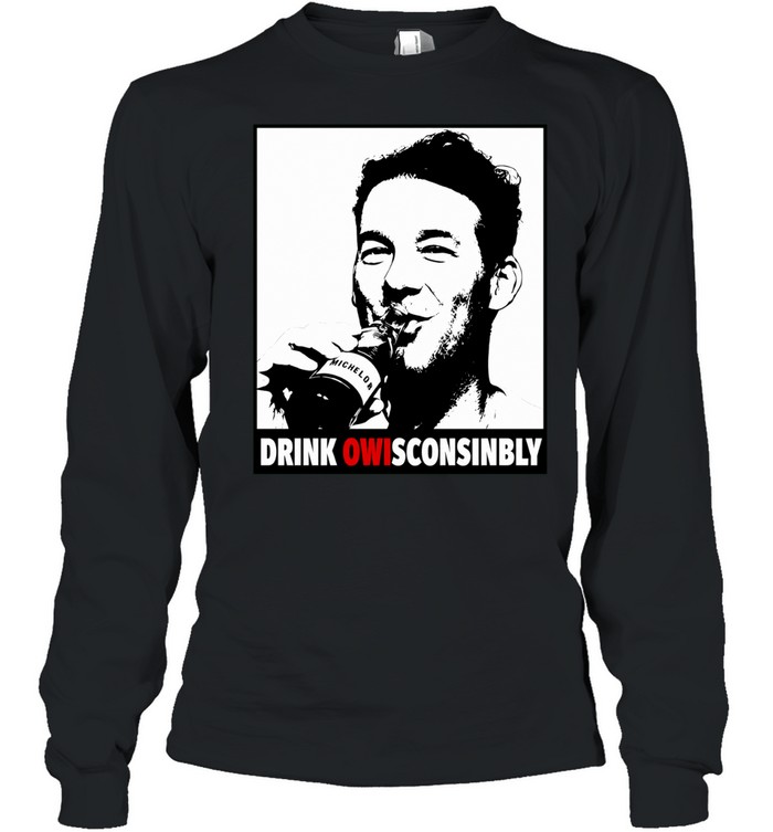 Tony Romo Drink OWIsconsinbly Long Sleeve Tee