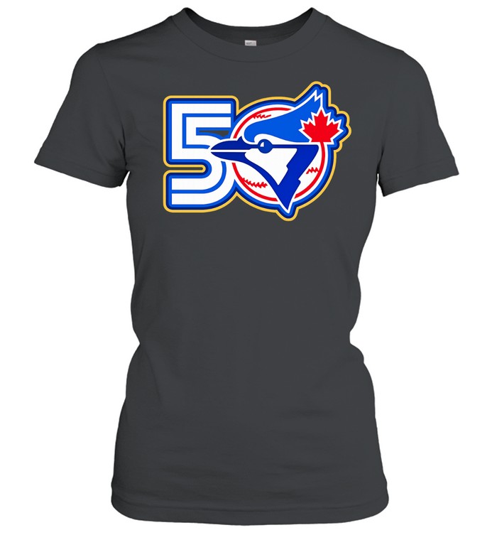 Toronto Blue Jays 50th Anniversary Logo Women T-Shirt